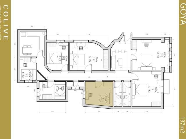 Habitación en piso compartido de 7 habitaciones en alquiler en Recoletos