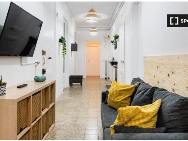 Habitación equipada con calefacción en piso compartido, El Born
