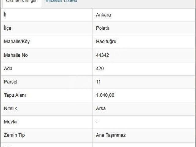 Hacıtuğrul Villa Bölgesine Komşu, Ana Yola Yakın Yatırımlık Arsa