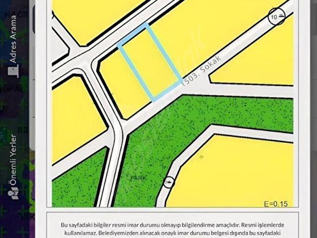 HACILAR'DA SATILIK VİLLA PARSEL