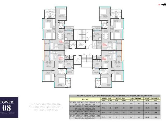 Sankla East World Phase I,Hadapsar 2 BHK Apartment For Sale Pune