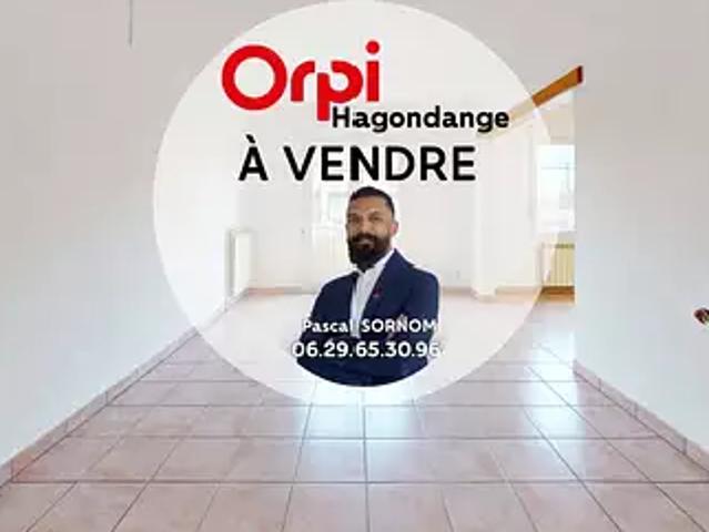 Hagondange 57300 Achat / Vente appartement 4 pièces t4 balcon