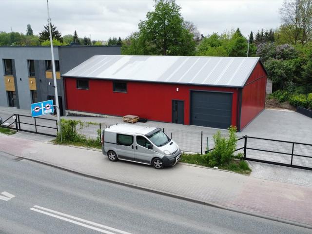 Hala magazynowa z biurami, ogrzewanie, parking, 183 m²