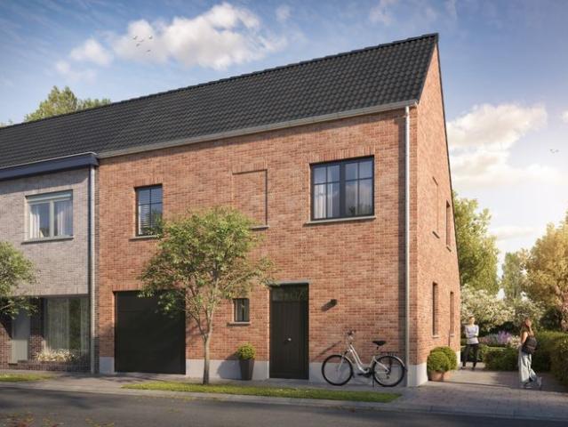 Halfopen, landelijke nieuwbouwwoning te koop Brugge