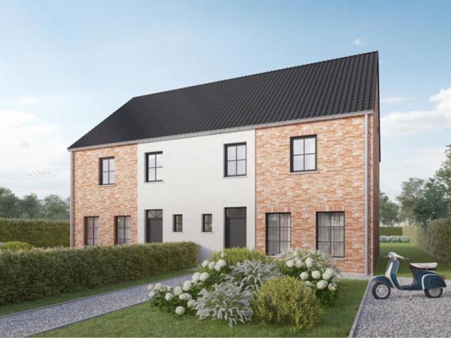 Halfopen nieuwbouwwoning met tuin in Sint Denijs Westrem