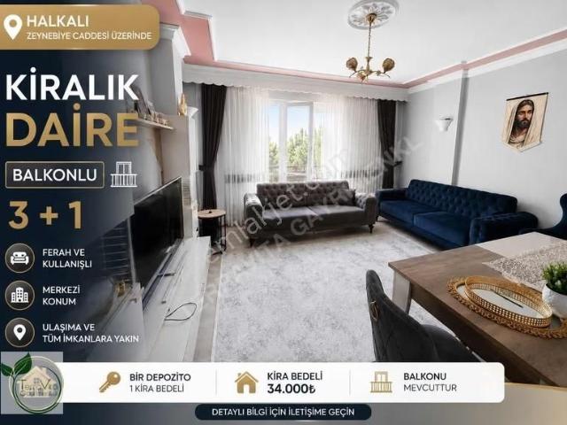 Halkalı Merkez Zeynebiye Cd. Üzeri 3+1 120 M² Balkonlu