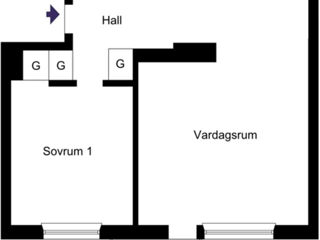 Hallebergsvägen 38, 3/ tr