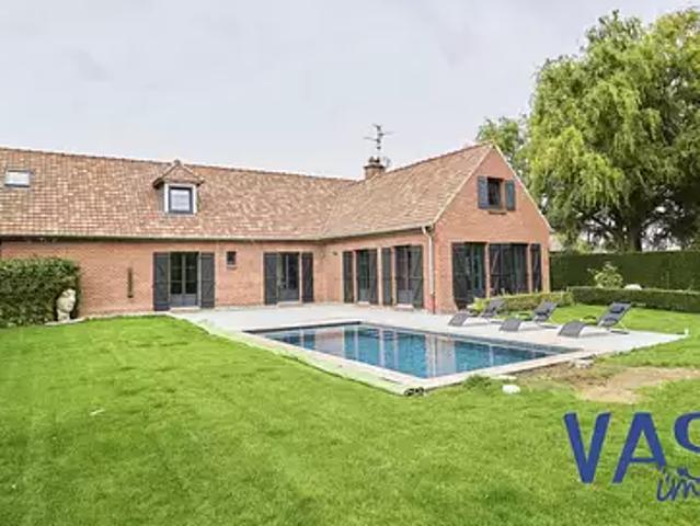 Halluin 59250 Achat / Vente maison 6 pièces t6 piscine terrasse