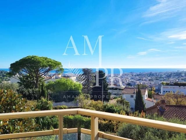 Hauteur de Cannes Appartement 3 pièces de 100m2 avec une terrasse jardin d'angle de 70m2