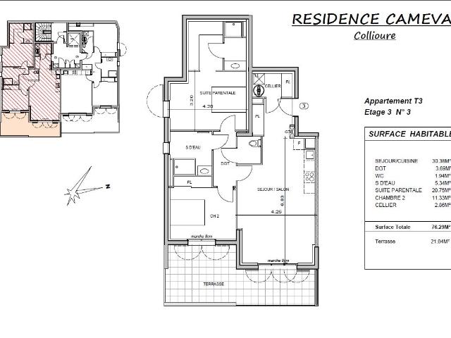 Hauteur de Collioure 76m² Collioure