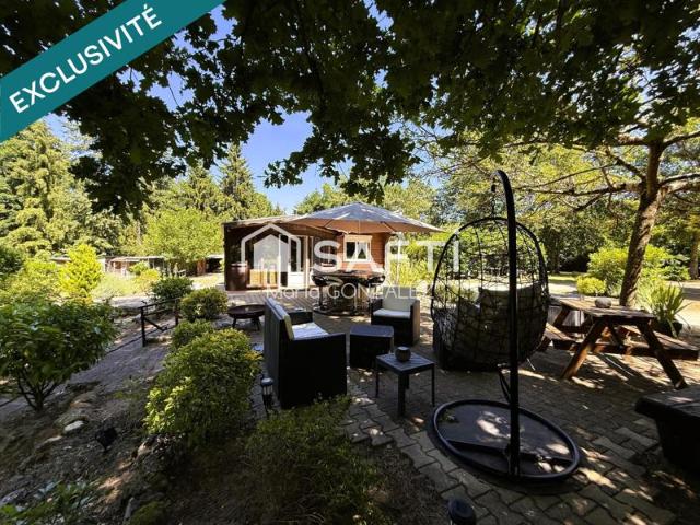 Havre de paix au bord de l'eau avec deux chalets