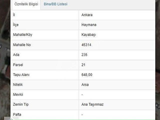 Haymana Kaplıcalarına Yakın, Tek Tapu 648 m Satılık Arsa