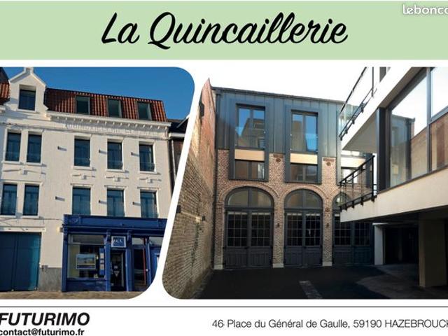 ️ Hazebrouck Centre – Bâtiment de prestige réhabilité: appartements du T1 au T4