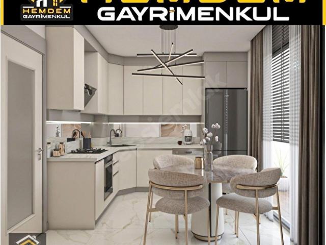 HEMDEM GAYRİMENKUL'DEN YUKARIYURTÇU'DA MODERN MİMARİ İLE YAPILMIŞ FULL+FULL 2+1 SATILIK DAİRE