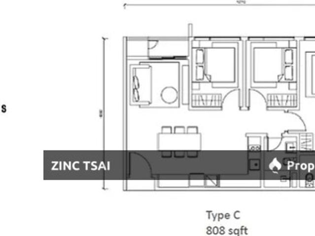 Henna Residence @ The Quartz WM {Save RM 213,000} 5 mins drive to LRT Wangsa Maju