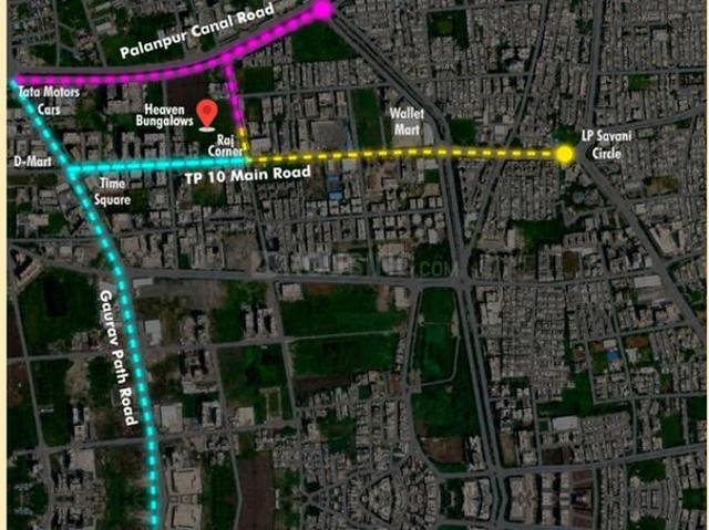 Heaven Bunglows,Pal Gam Residential Plot For Sale Surat