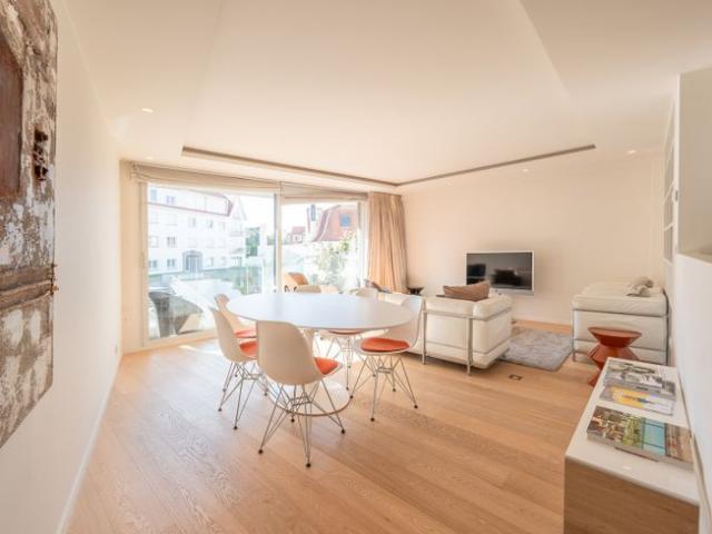 Hedendaags appartement genietend van een open zicht, cent.