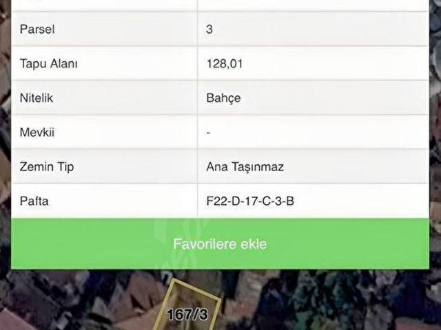 HEKİMBAŞIN DA SATILIK 128M2 ARSA TEK TAPU FIRSAT