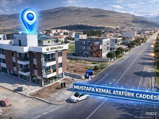 Helvacı'da Sıfır 1+1 Kiralık Daire Asansörlü Ankastreli