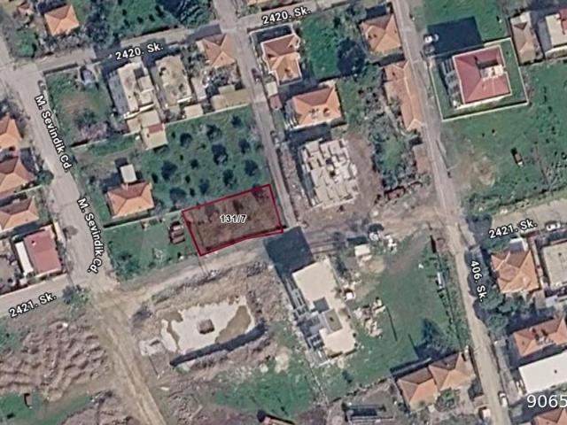 HELVACI'DA SATILIK 444m2 İMARLI KÖŞE ARSA