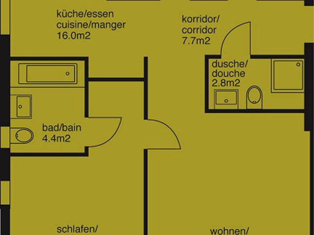 Helle 4.5 Zimmerwohnung / App. 4.5 pièce lumineux