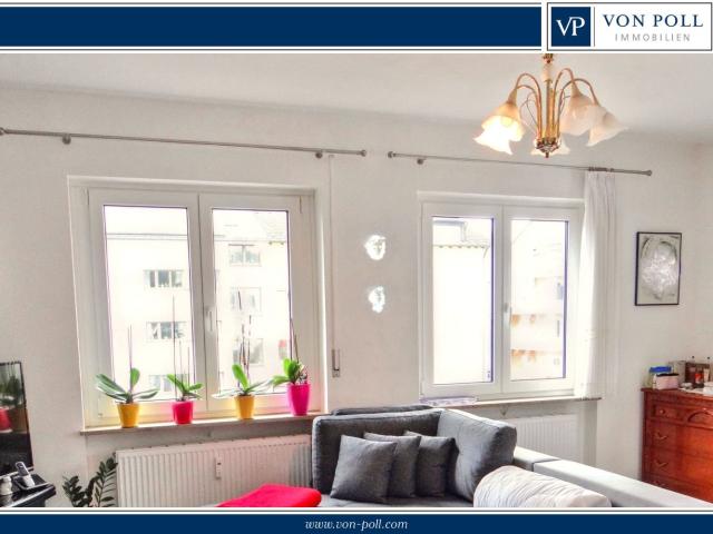 Helle 1,5 Zimmer Wohnung mit großer Küche und Tageslichtbad