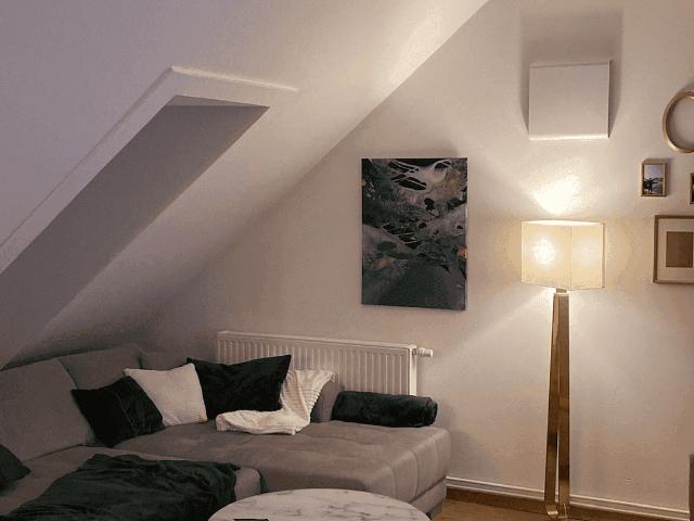 Helle 2 Zimmer Wohnung möbliert mit Garage