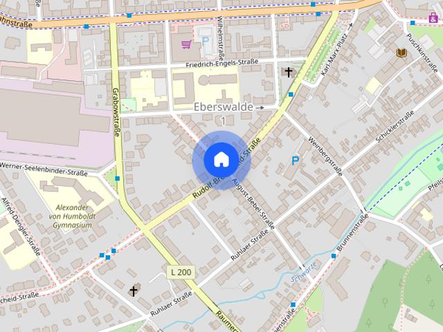 Helle 2 Zimmer Wohnung in Eberswalde