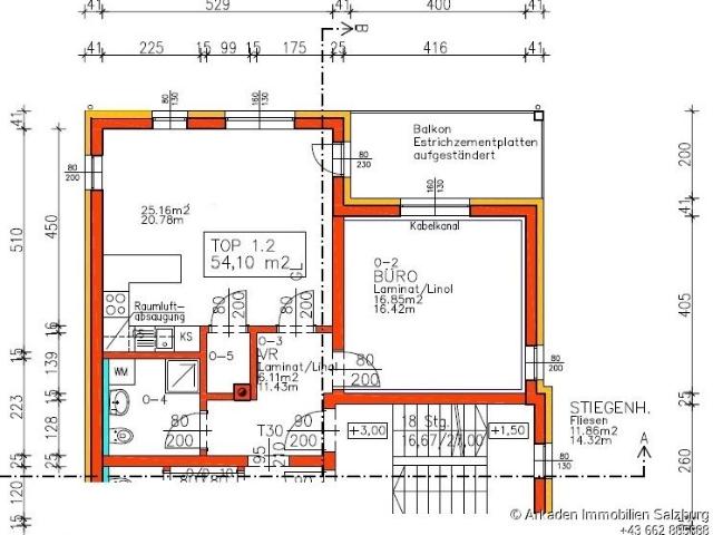 Helle 2 Zimmer Wohnung in Seekirchen