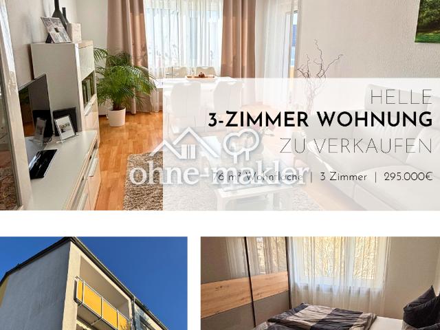 RESERVIERT Charmante 3 Zimmer Wohnung mit Balkon