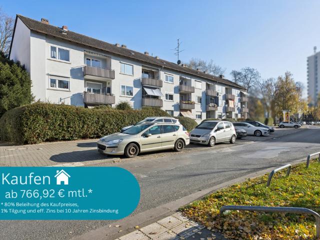 Helle 3 Zimmer Wohnung mit Balkon in Frankfurt Sossenheim