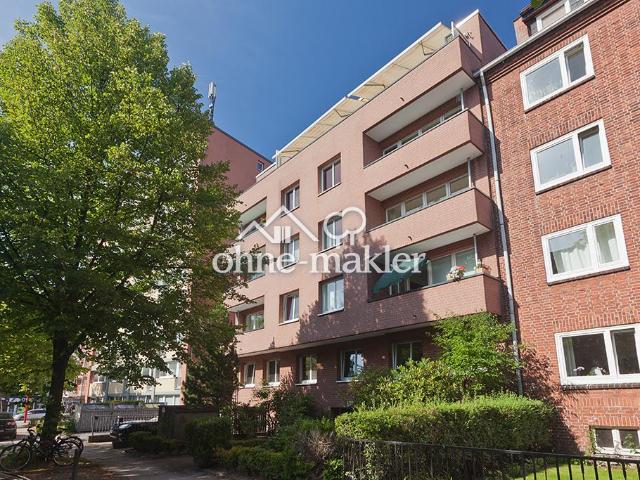 Helle 3 Zimmer Wohnung mit Balkon & TG Stellplatz in HH Hohenfelde top vermietet