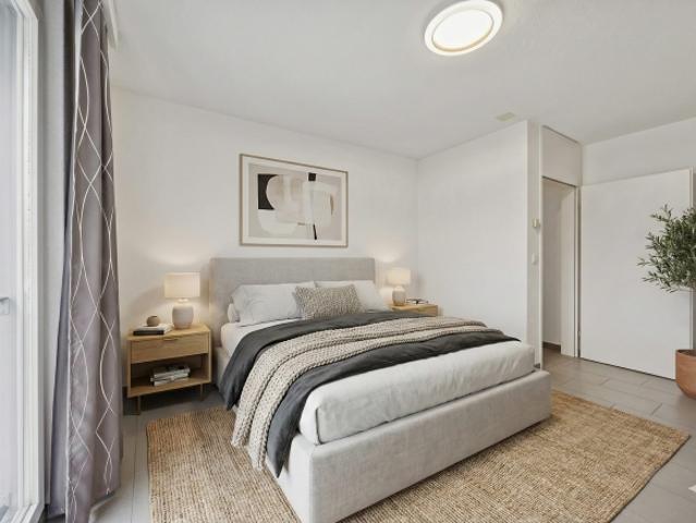 Helle 3.5 Zimmer Wohnung mit 19 m² Balkon in Trimbach kaufen