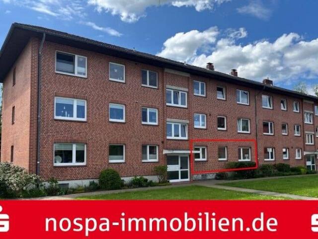 Helle und freundliche Erdgeschosswohnung mit südausgerichtetem Balkon. sofort frei