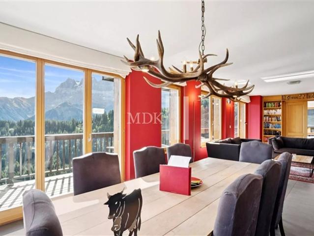 Helle Wohnung Skifahren rein und raus in Champoussin