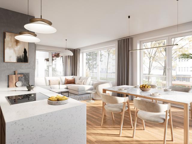 Helle Maisonette Wohnung mit 4 Zimmern und Dachterrasse im Neubau!