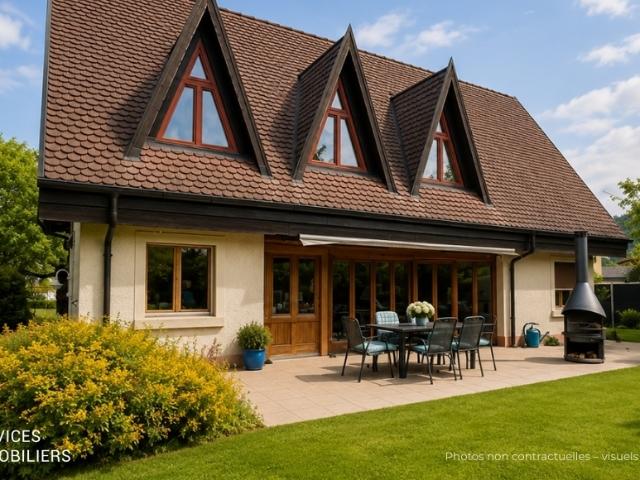Helles Architektenhaus in einer ruhigen Gegend – Liebe auf den ersten Blick in Glovelier
