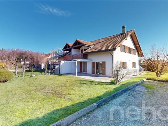 Helles Familienhaus mit Blick auf den Moléson