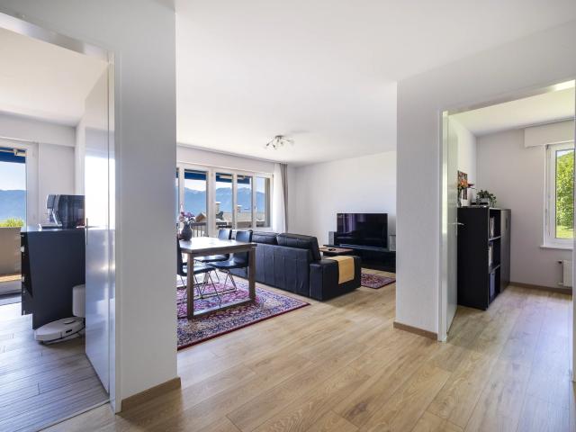 Hervorragende 4,5 Zimmer Wohnung mit Aussicht und Garten renoviert
