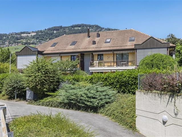 Hervorragende 4,5 Zimmer Wohnung mit Terrasse – nur einen Steinwurf von Vevey entfernt