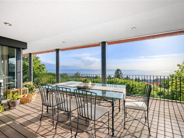 Hervorragendes modernes Penthouse mit 6,5 Pence und Seeblick über Lutry