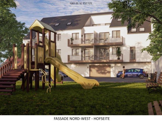 Hervorragender Grundriss – Erstbezug: Moderne 3 Zimmer Wohnung mit Balkon