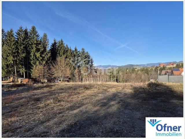 Herzlich willlkommen in Bärnbach: perfekter Baugrund in herrlicher Höhenlage