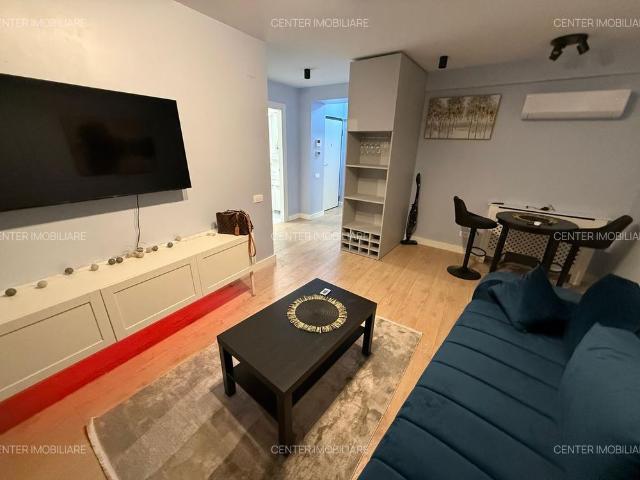 Herăstrău, 2 camere lux, terasa, etaj 1, bloc 2021, prima închiriere