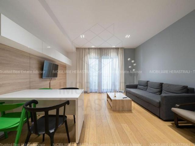 Herăstrău | Apartament elegant 2 camere de inchiriat | Loc parcare