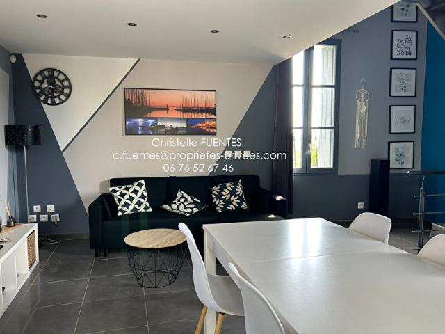 HERAULT LOUPIAN 34140 MAISON DE VILLAGE 72M2 HABITABLES + TERRASSE + GARAGE