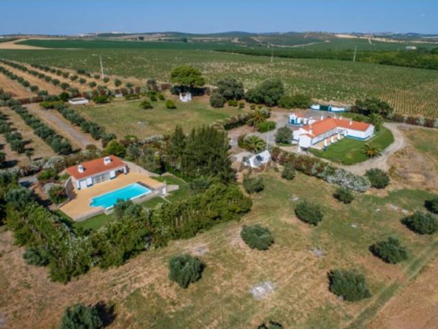 Herdade Alentejana com 30 Hectares, aeródromo certificado, Hangar, Piscina, Moradia, Capela e ainda parte agrícola