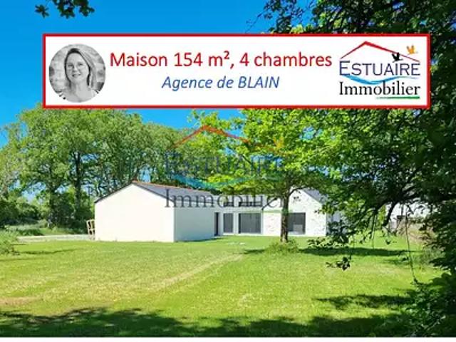 Héric 44810 Achat / Vente maison 5 pièces t5 terrasse parking