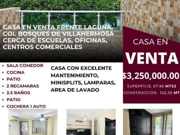HERMOSA CASA EN VENTA EN BOSQUES DE VILLAHERMOSA
