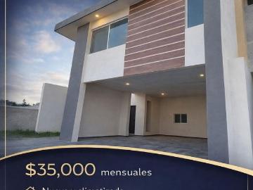 HERMOSA CASA NUEVA EN RENTA LOMAS DEL CHAIREL